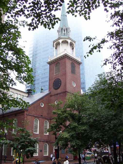 Old South Meeting House en Boston, Massachusetts.