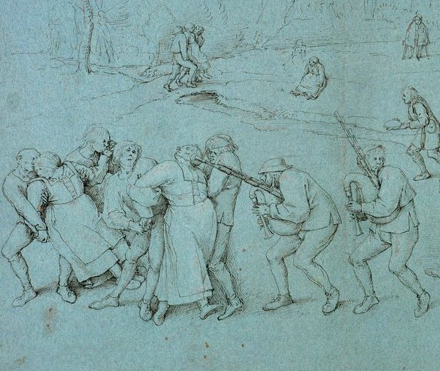 Dibujo de Pieter Brueghel (1564).