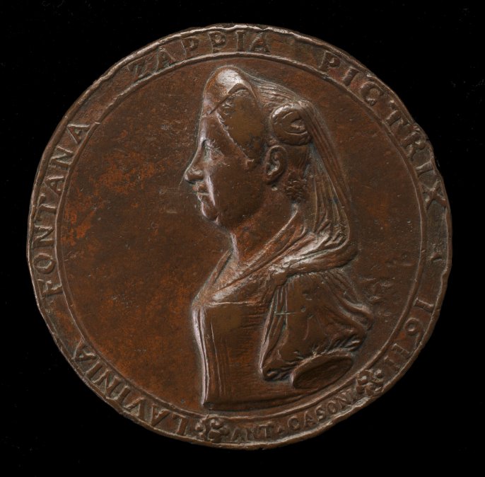 Moneda acuñada en su honor (1611). Realizada por el escultor Felice Antonio Casoni.