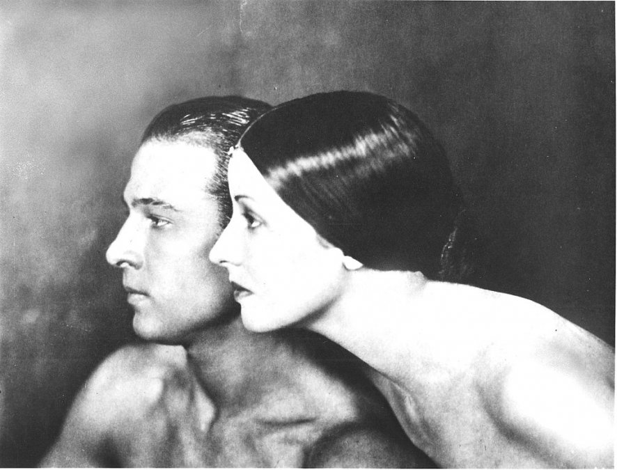 Natacha Rambova y Rodolfo Valentino.