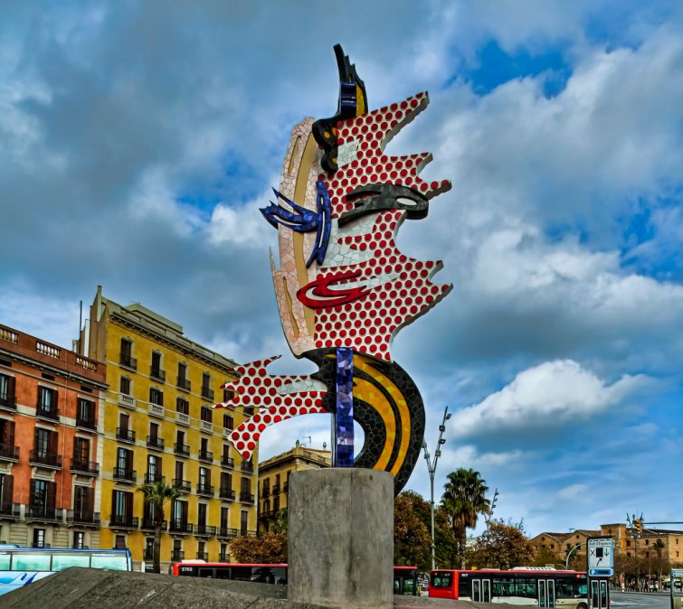 <i>Barcelona Head </i>– Roy Lichtenstein.”></div>
<div id=