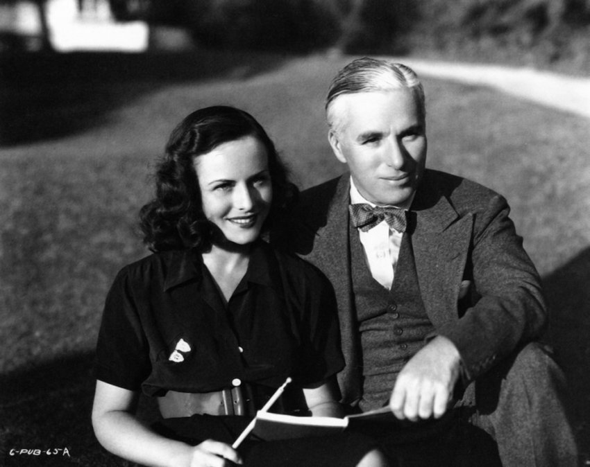 Oona y Chaplin.