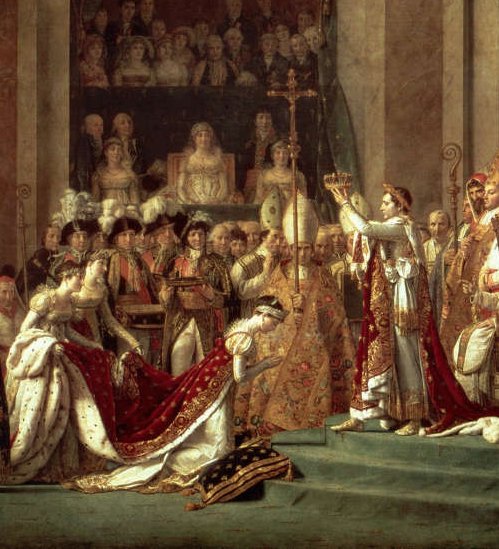         <p><i>La coronación de Napoleón (detalle) </i>• Jacques-Louis David • 1807 •  Museo del Louvre, París, Francia.</p><p></p>