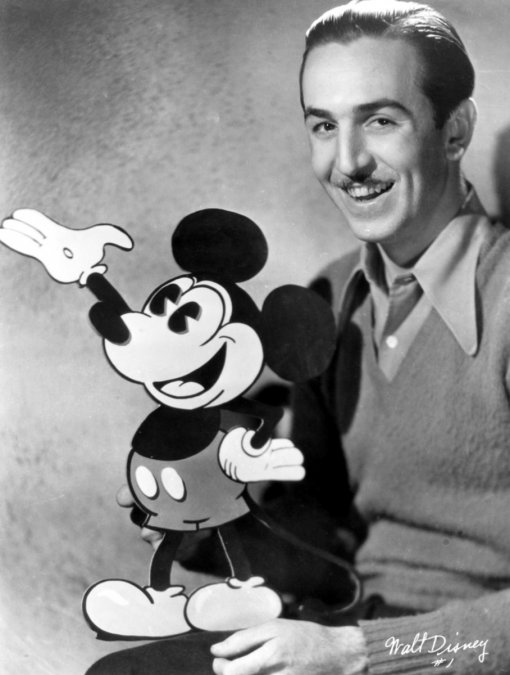 Walt y Mickey. 