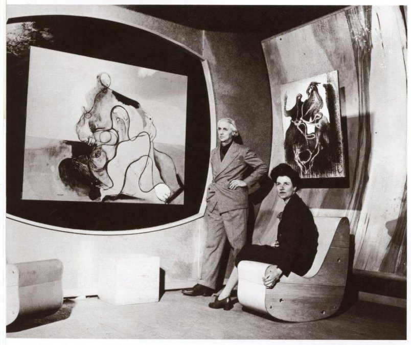 Max Ernst y Peggy Guggenheim.