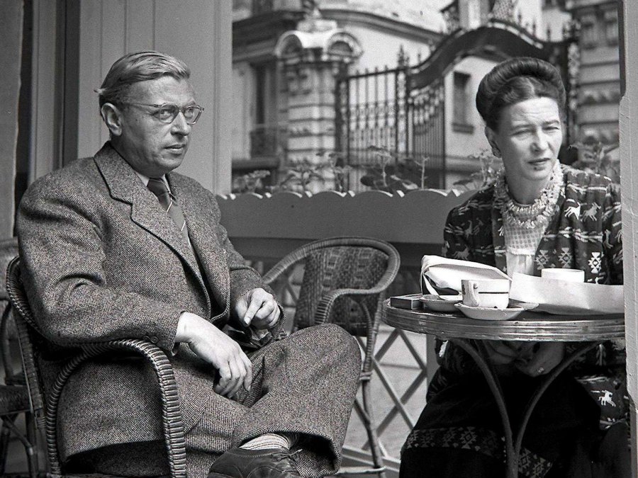 Sartre y Beauvoir.