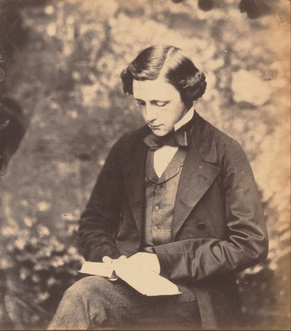 Autorretrato de Lewis Carroll (hacia 1856).