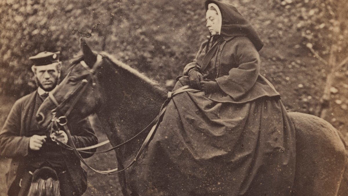 Victoria y John Brown (1863). 