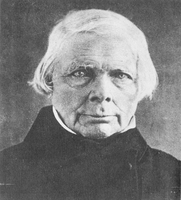 Fotografía de Friedrich Schelling en 1848.