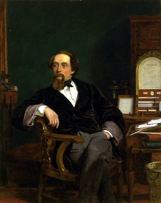 Charles Dickens por Frith.