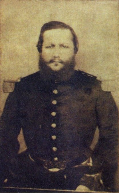 Última foto del mariscal Francisco Solano López, tomada semanas antes de su muerte.