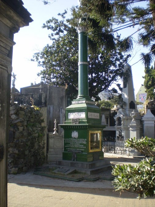                  <p>Tumba de Guillermo Brown en el cementerio de la Recoleta.</p><p></p>  <p><u> </u></p>  <p><u> </u></p><p></p>  