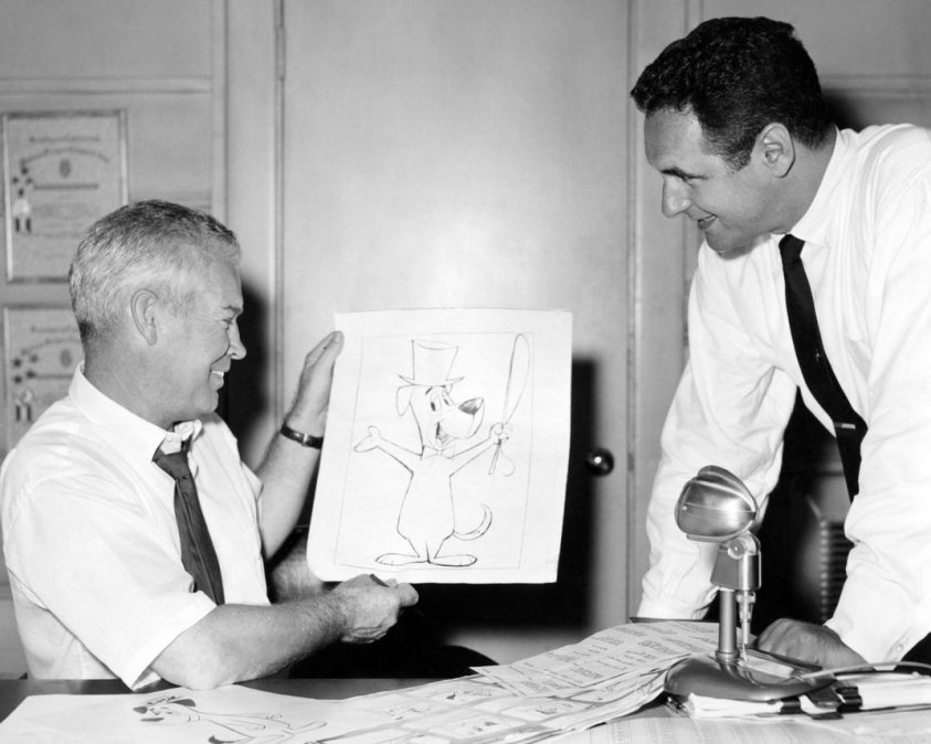 <b>Hanna y Barbera en 1958.</b></div>
<p></div>
<p>“></figure><div id=
