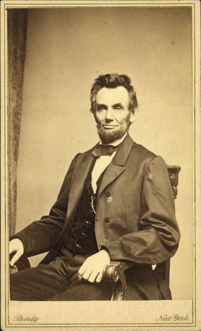 Fotografía de Lincoln del 8 de enero de 1864.