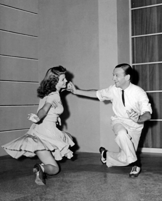 Fred Astaire y Rita Hayworth.