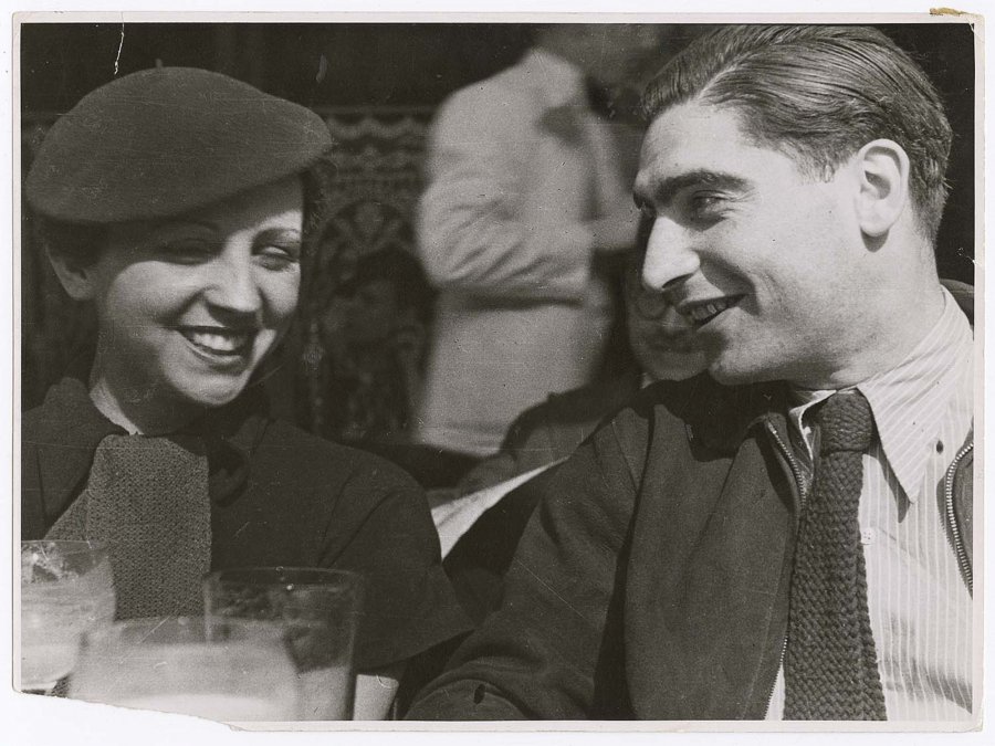 Gerda Taro y Robert Capa.