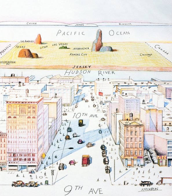 La vista del mundo desde la 9na avenida (1976).