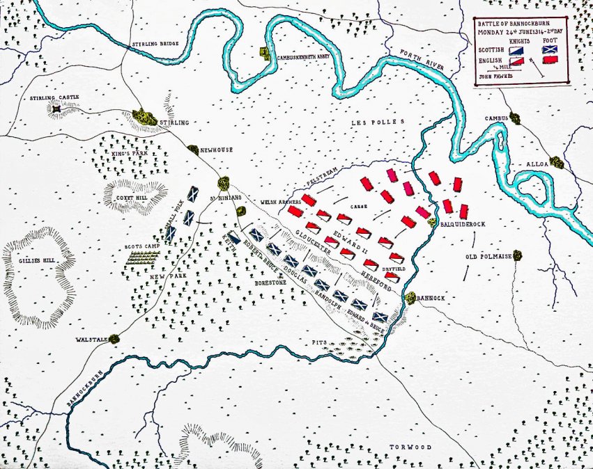 Segundo día de la Batalla de Bannockburn (24-6-1314).</div>
</div>
</div>
<p>“></p></div>
<div id=
