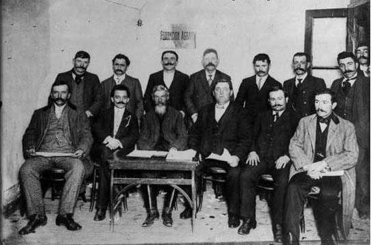 Primer Comité Central de la Federación Agraria Argentina, 1912.