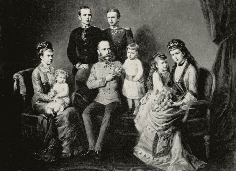 Retrato de la Familia Real de Austria. 