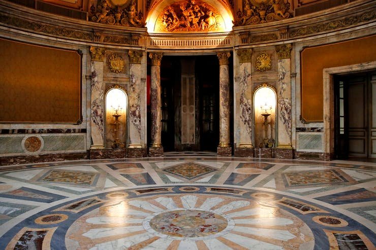 El Gran Hall de Honor, uno de los ambientes más imponentes del Palacio.