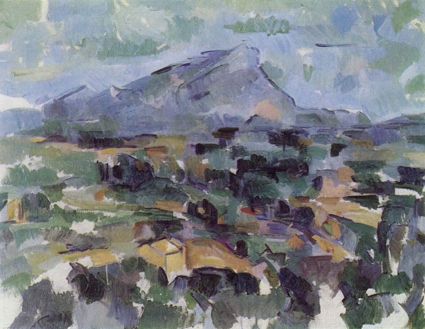 La montaña Sainte-Victoire (1905).