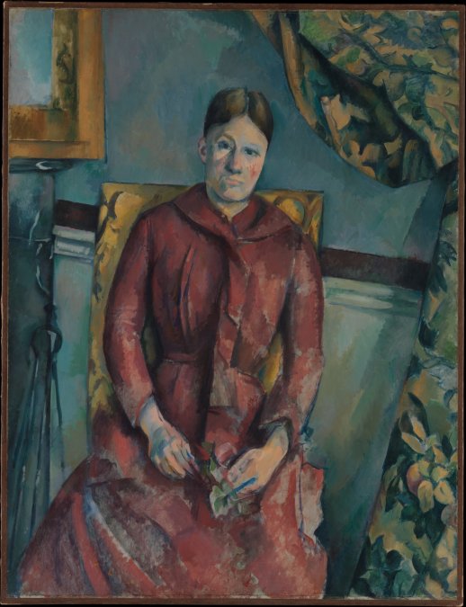 Madame Cézanne (1888-90).