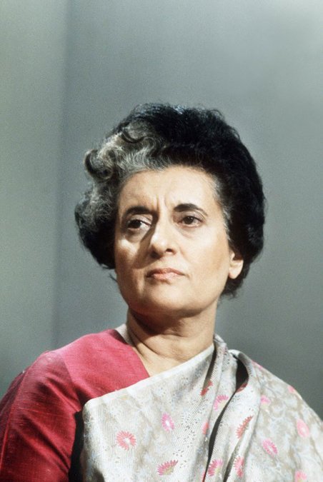 Indira Gandhi. 