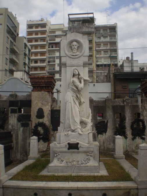 Nicolás Avellaneda - Cementerio de la Recoleta.
