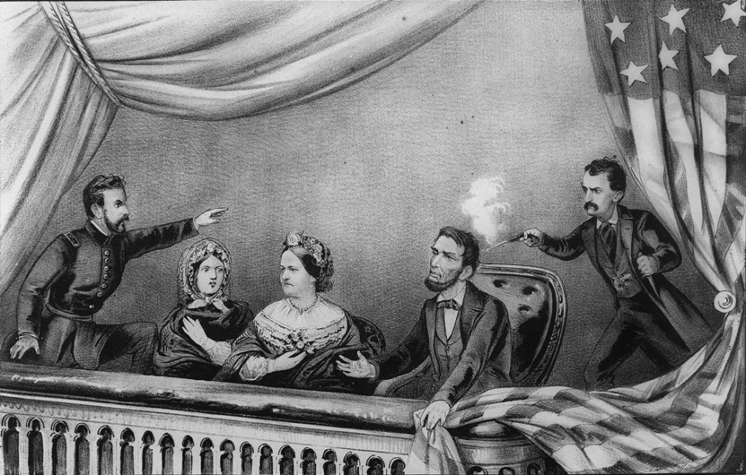         Así reflejaban los dibujantes el asesinato de Lincoln, Mayer estuvo presente.