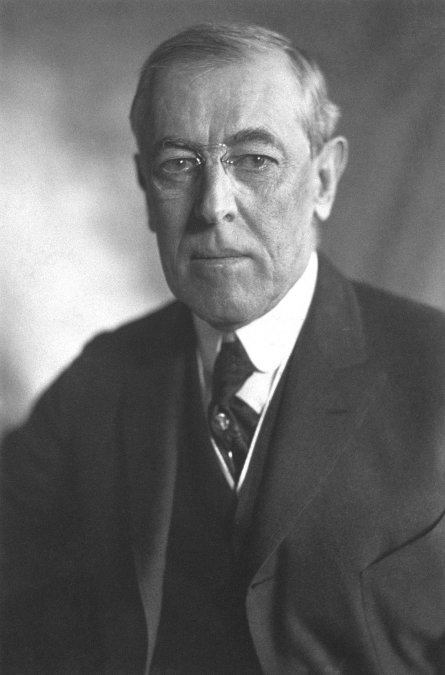 Thomas Woodrow Wilson, en 1919.