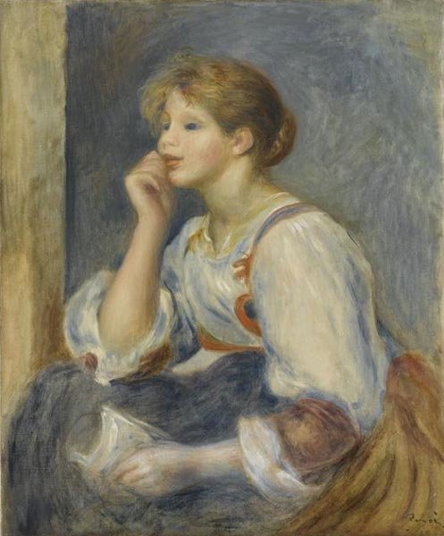 Mujer con carta (1890).