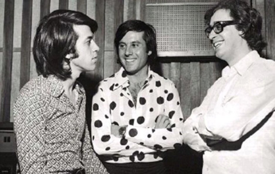 Víctor Sueiro junto a Fernando Bravo y Donald.