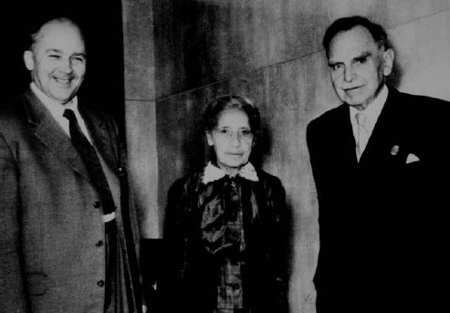 Fritz Straßmann, Lise Meitner y Otto Hahn.