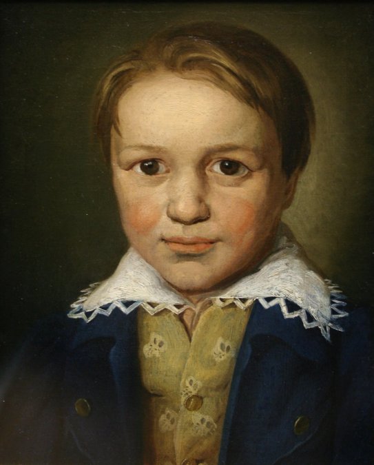 Retrato del niño Beethoven.