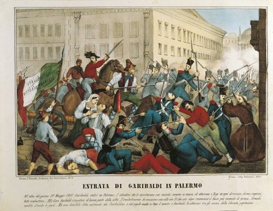 Garibaldi entra en Palermo.