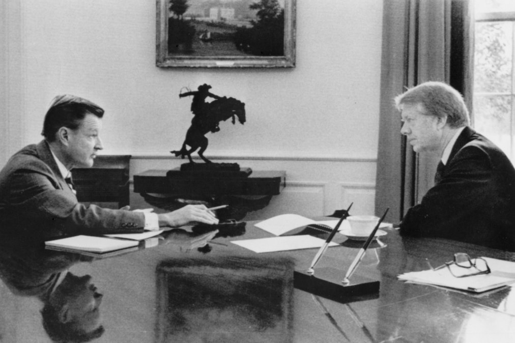 Zbigniew Brzeziński y Jimmy Carter.