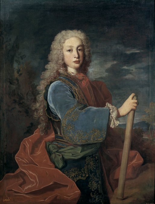 Retrato de Luis I como rey de España.