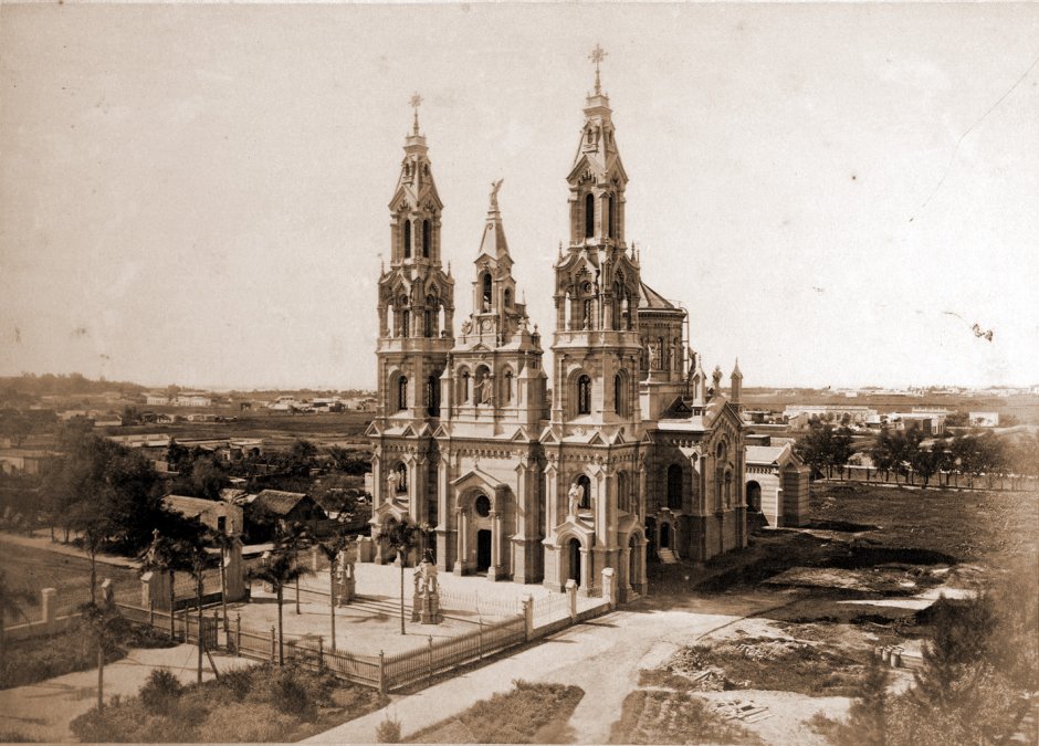 La iglesia Santa Felicitas (ca. 1880).