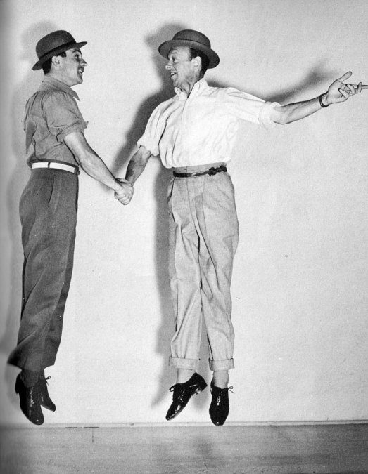 Gene Kelly y Fred Astaire.