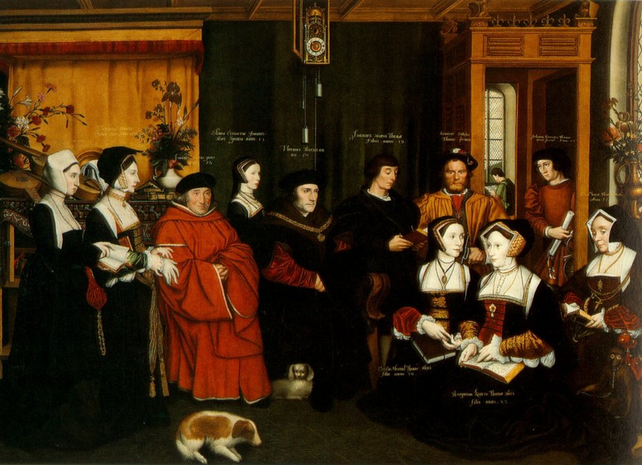 Tomás Moro y su familia (1592).