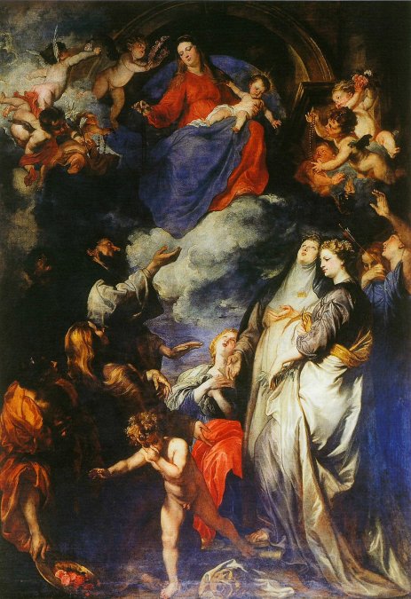 Virgen del Rosario, 1624.