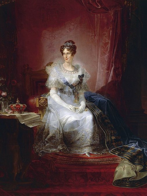 María Luisa de Austria como duquesa de Parma en 1839
