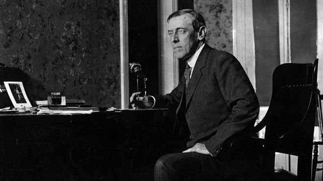 Woodrow Wilson fue presidente de Estados Unidos del 4 de marzo de 1913 al mismo día de 1921.