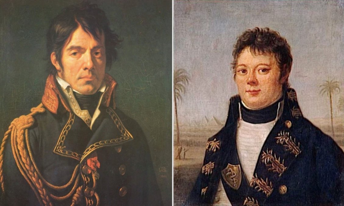 Dominique Jean Larrey y René Nicolás Desgenettes