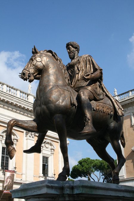 Estatua de Marco Aurelio en la Piazza del Campidoglio