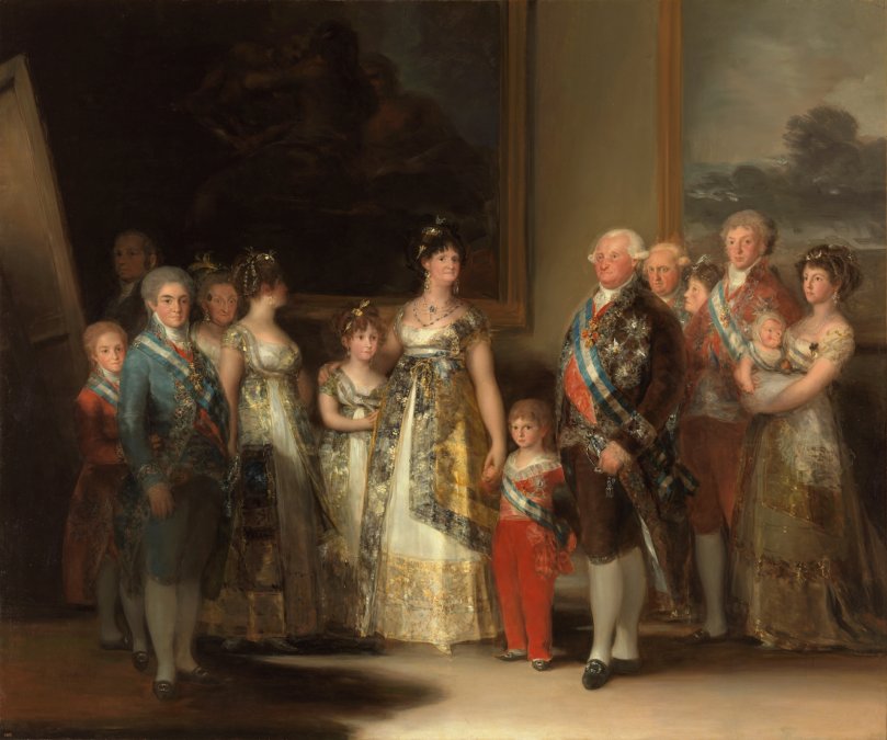 La familia de Carlos IV • Francisco de Goya • 1800 Museo del Prado, Madrid, España.