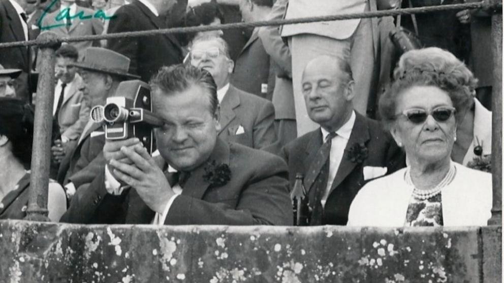 Orson Welles, con una cámara doméstica