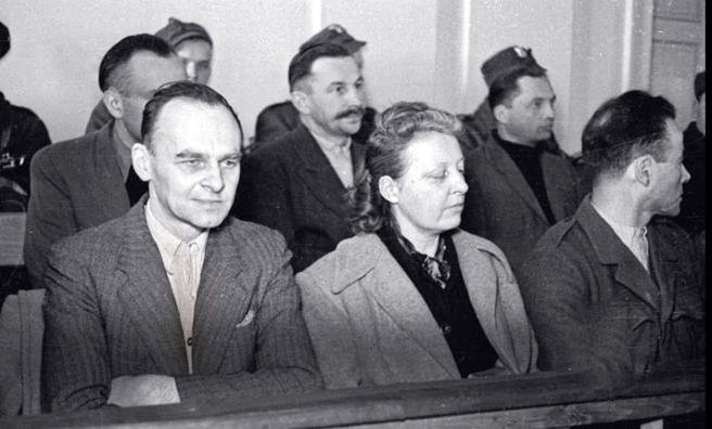 Pilecki en el juicio, en 1948, que terminó con su condena a muerte.