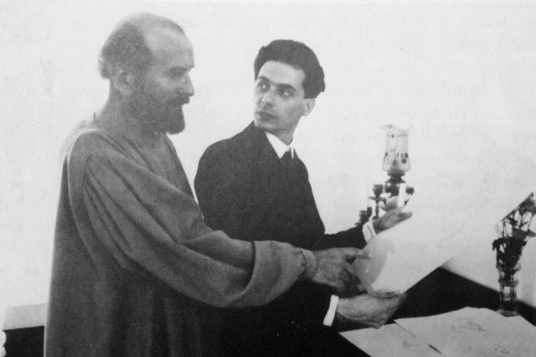 Egon Schiele y su maestro Gustav Klimt